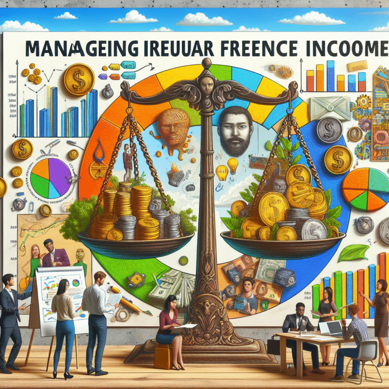 The best practices for managing irregular freelance income