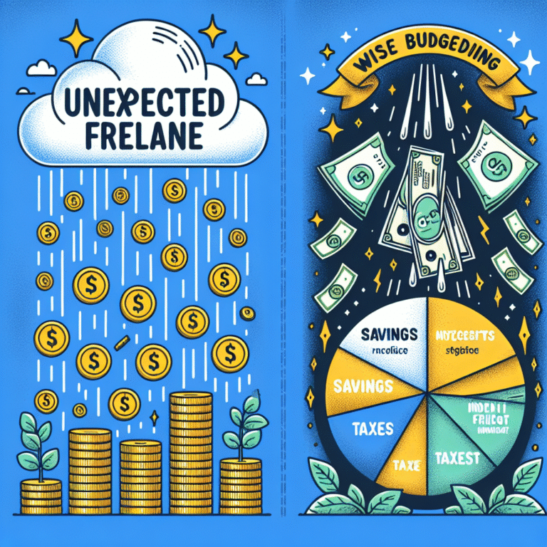 Unexpected freelance income? Here's how to budget wisely