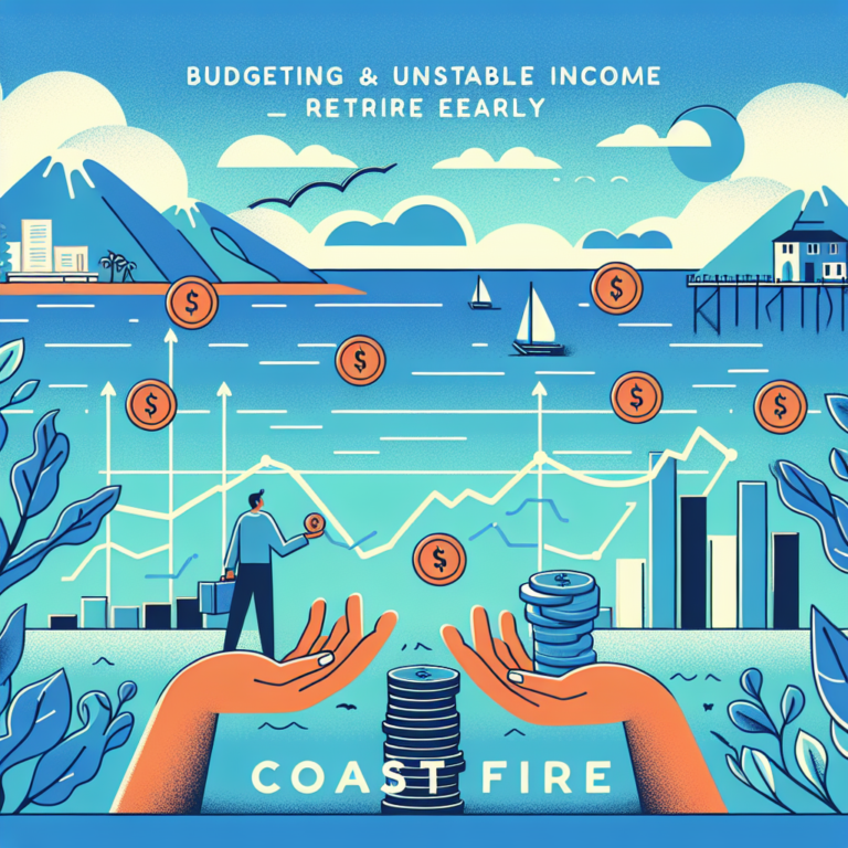 How to Budget with Fluctuating Freelance Income for Coast FIRE